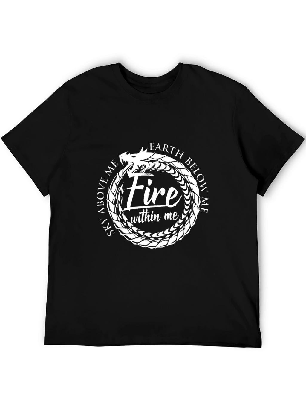 Ouroboros Fire Graphic T-Shirt