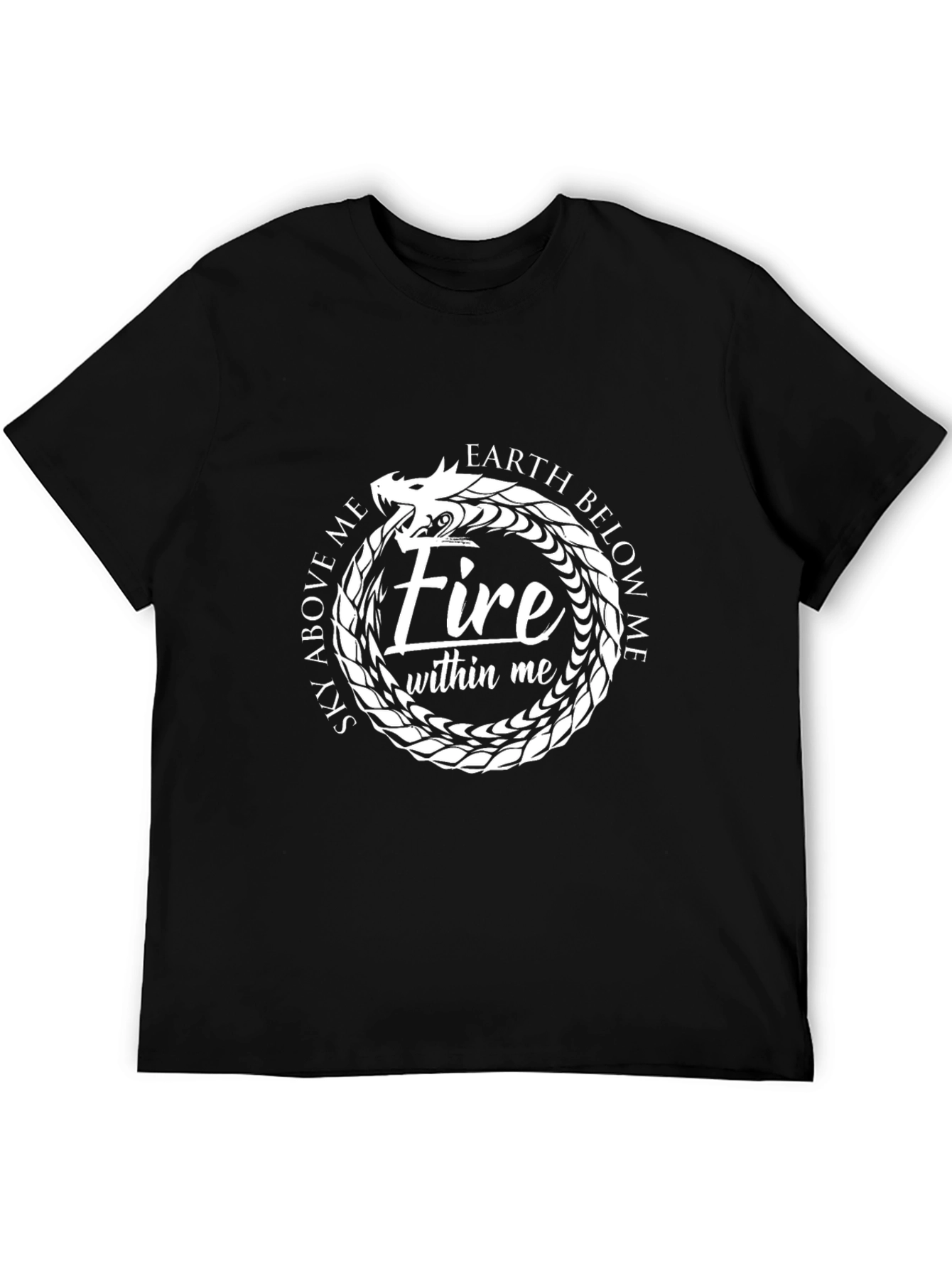Ouroboros Fire Graphic T-Shirt