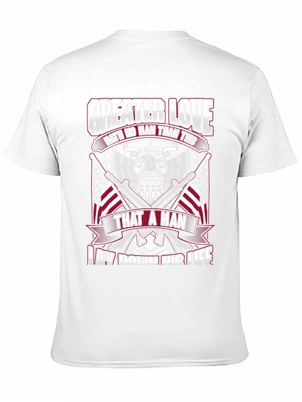 Greater Love Patriotic Graphic T-Shirt