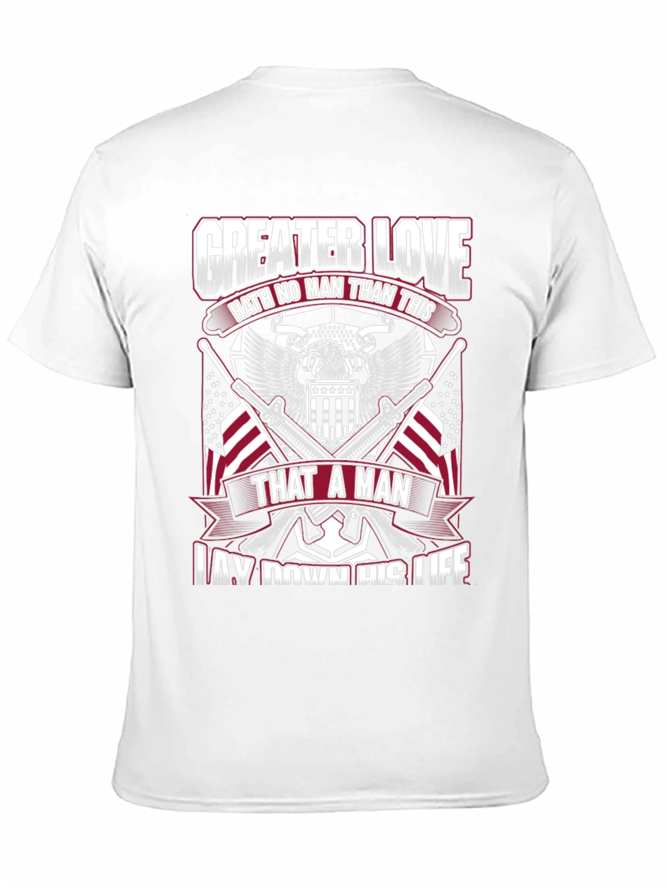 Greater Love Patriotic Graphic T-Shirt