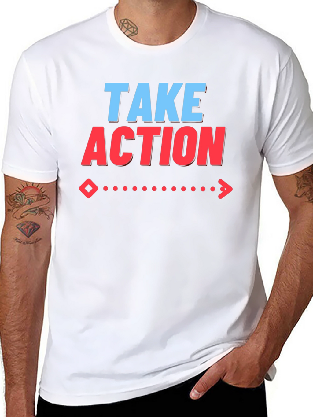 Take Action Graphic T-Shirt | Motivational Tee