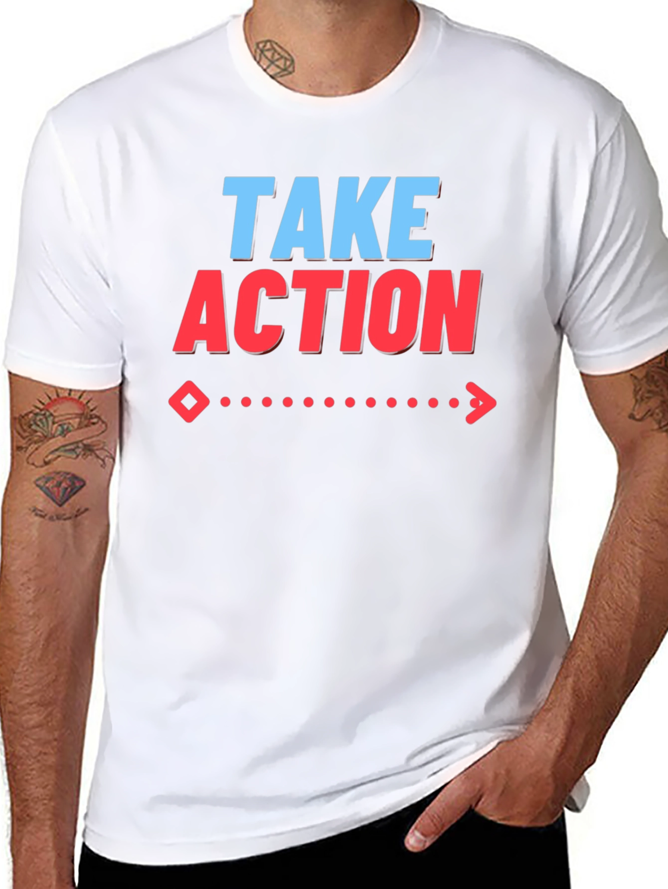 Take Action Graphic T-Shirt | Motivational Tee