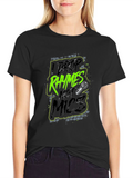 Rhymes Not Mics Graphic Tee - Cool Urban Style