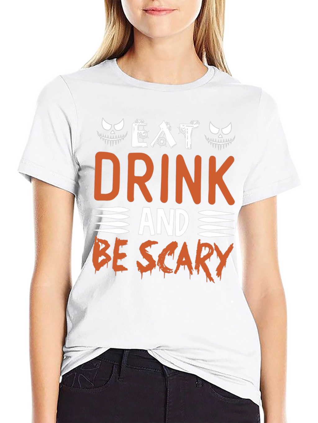 Eat Drink And Be Scary Halloween T-Shirt
