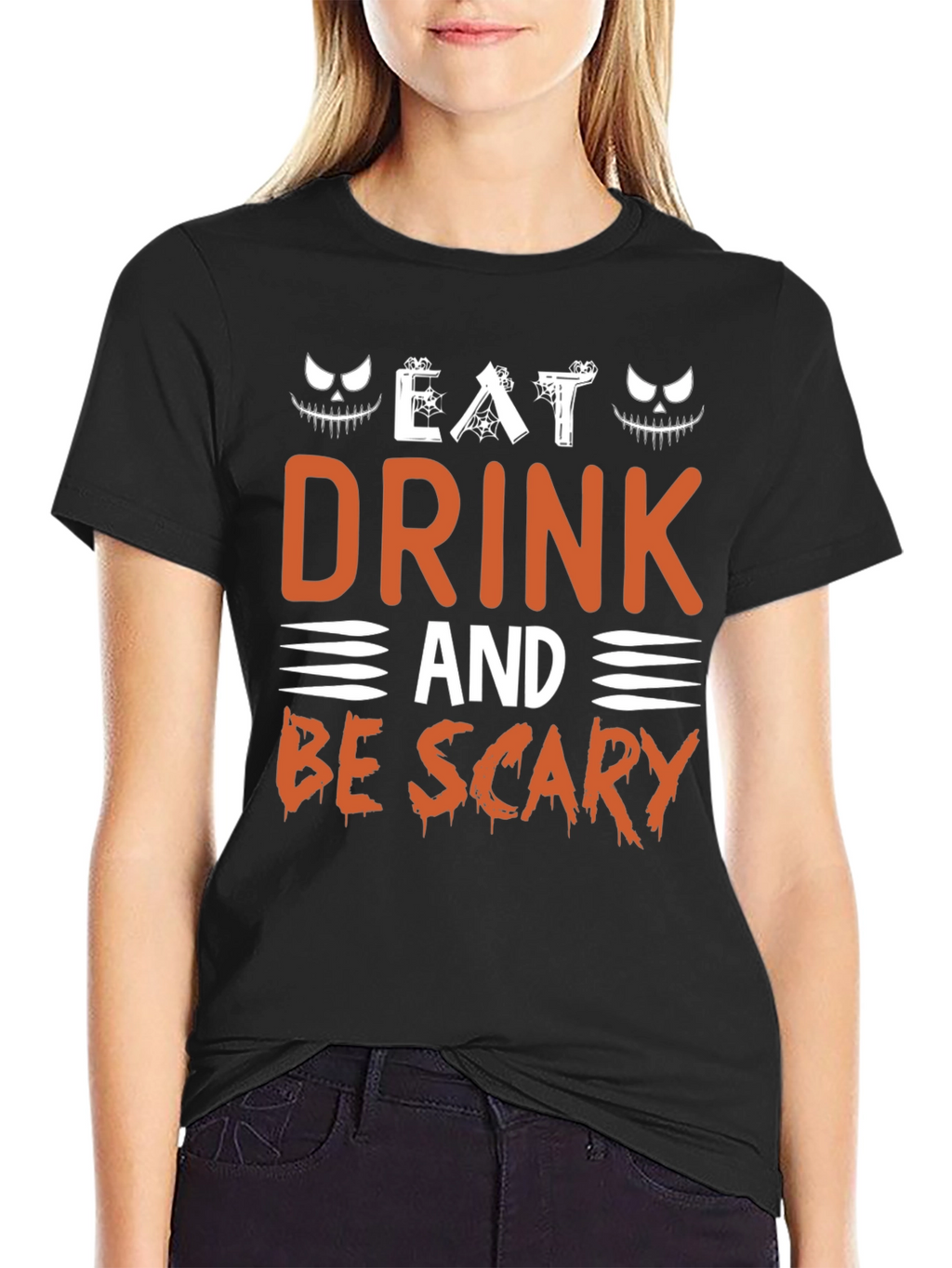 Eat Drink And Be Scary Halloween T-Shirt
