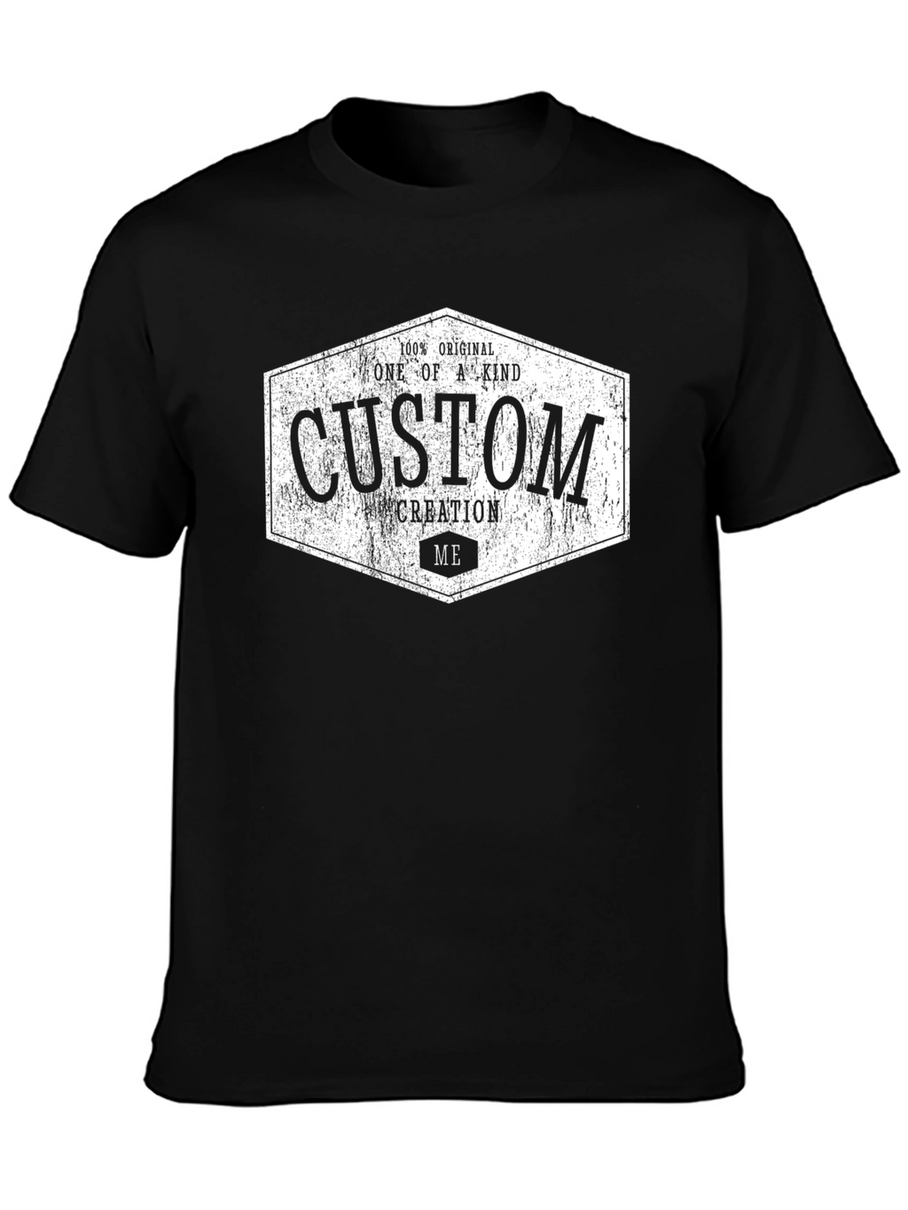 Custom Creation Graphic T-Shirt - Black