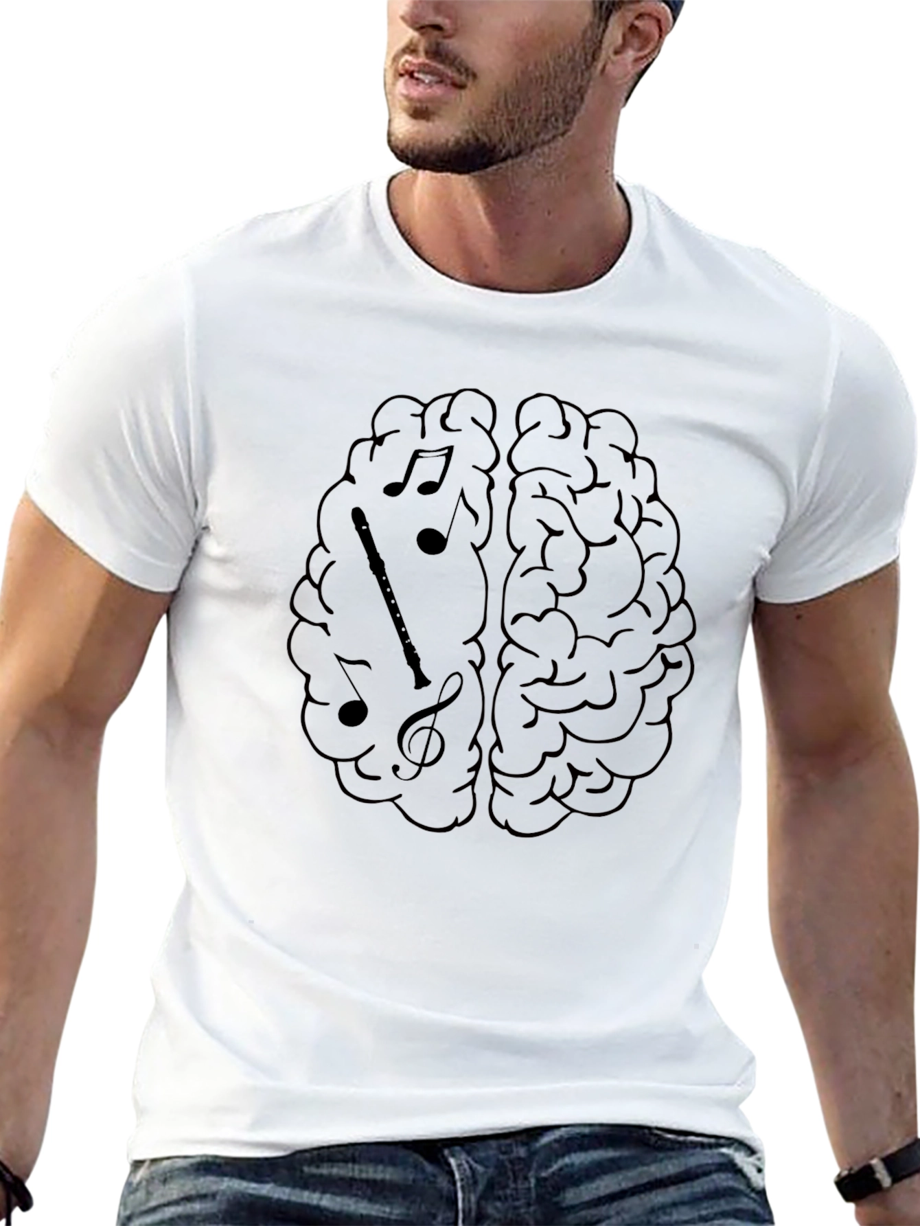 Music Brain T-Shirt - Creative Musician Tee