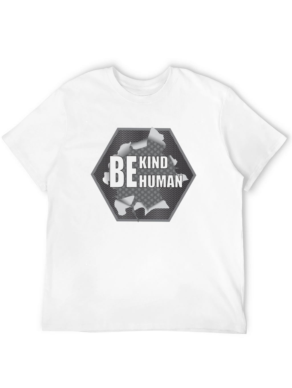 Be Kind Human Graphic T-Shirt - Black