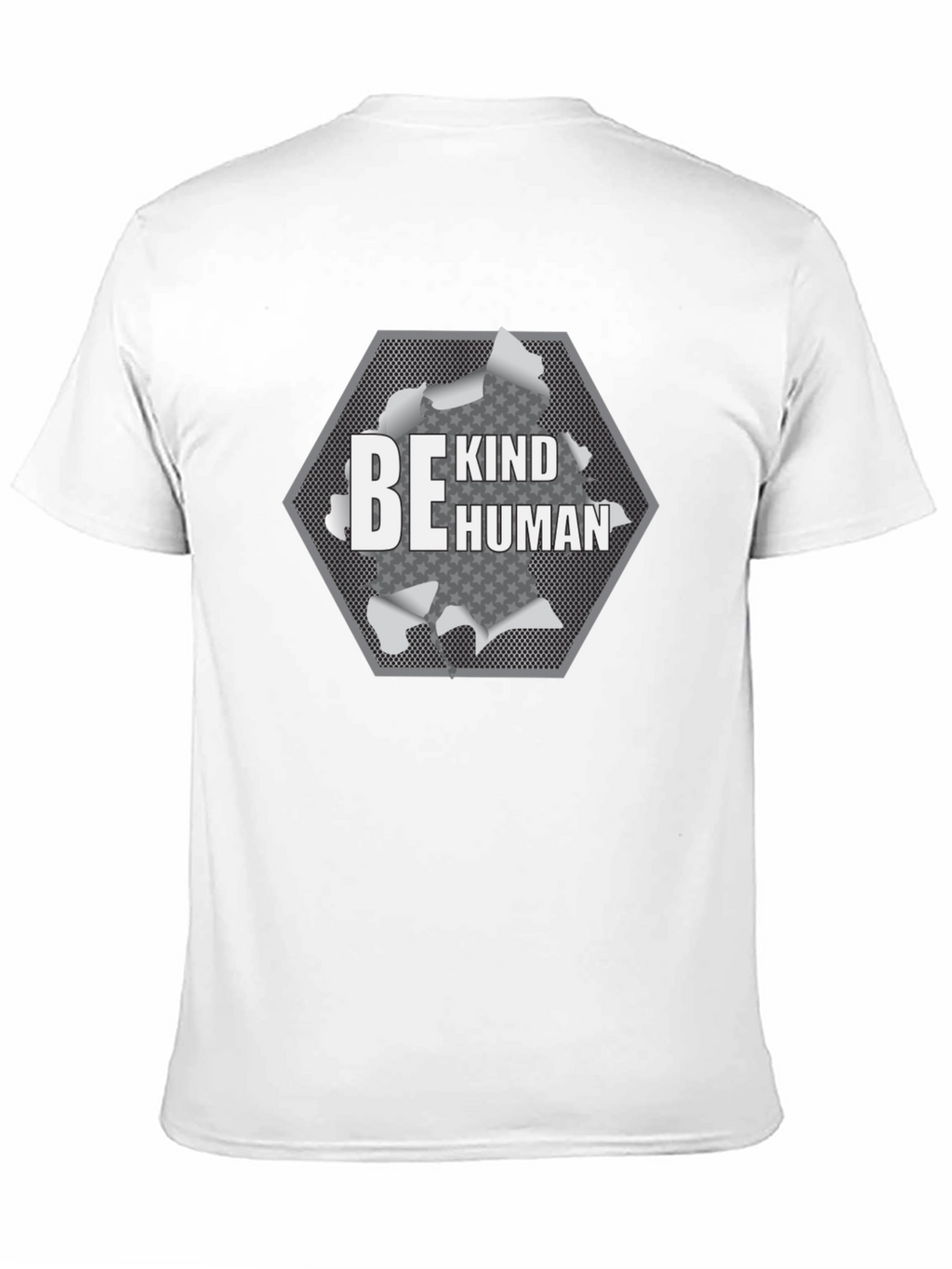 Be Kind Human Graphic T-Shirt - Black