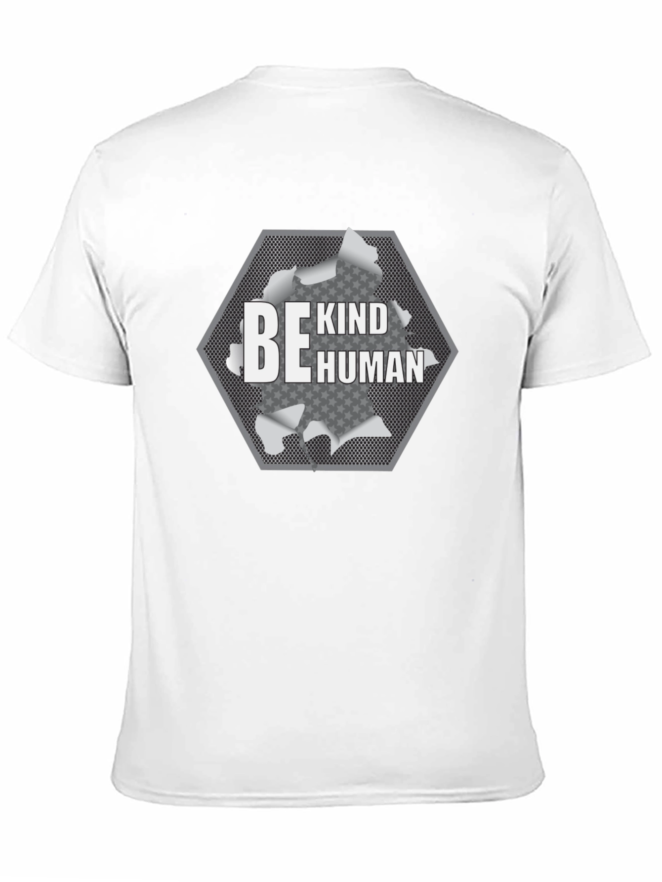 Be Kind Human Graphic T-Shirt - Black