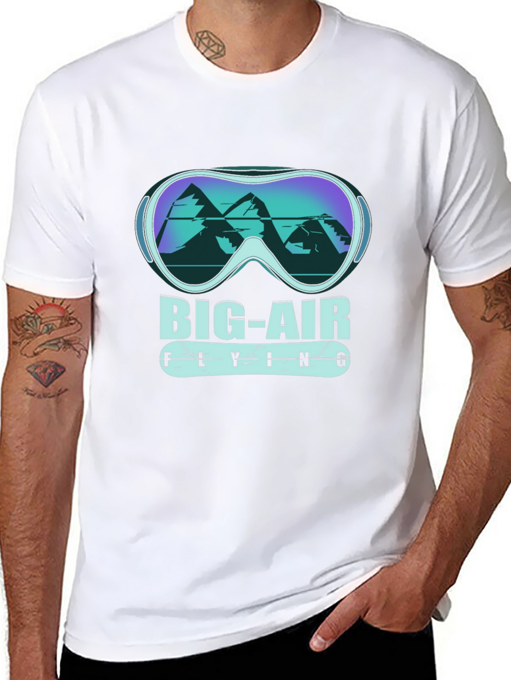 Big Air Flying T-Shirt - Skiing & Snowboarding