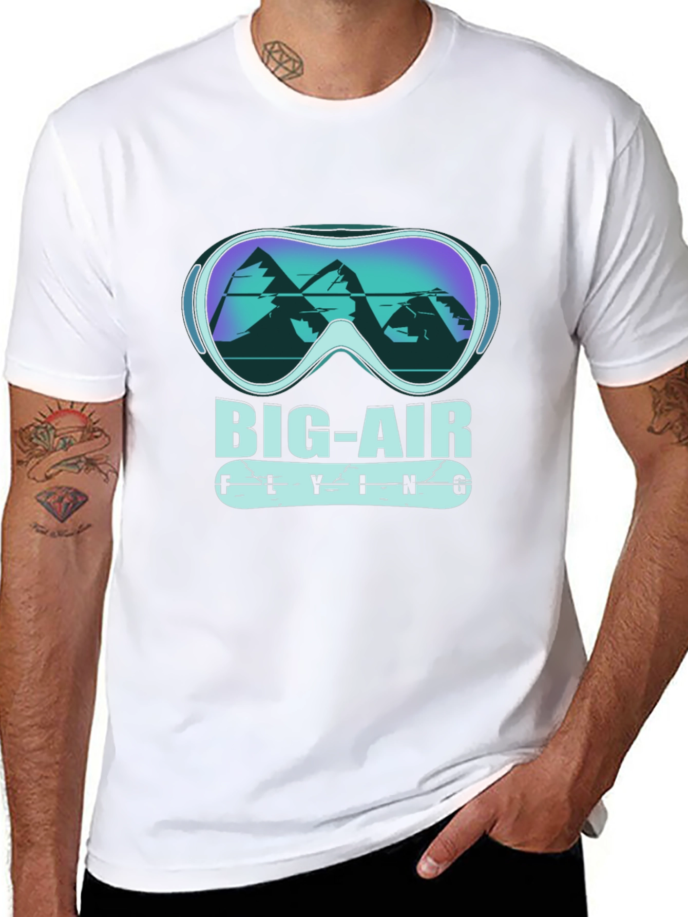 Big Air Flying T-Shirt - Skiing & Snowboarding