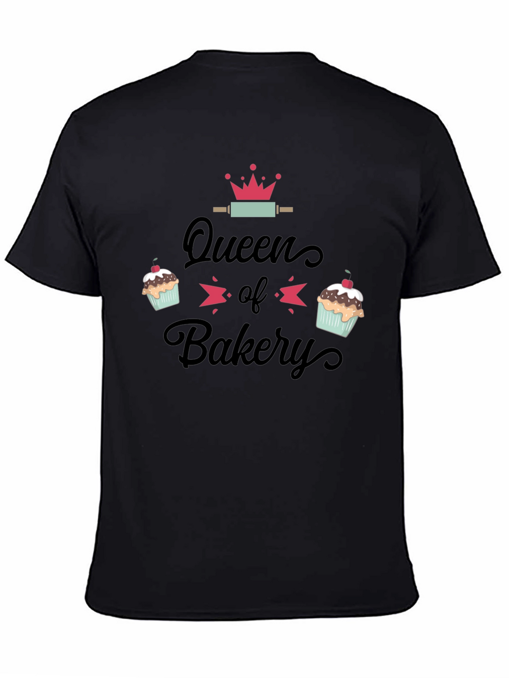 Queen of Bakery T-Shirt - Baking Enthusiast Gift