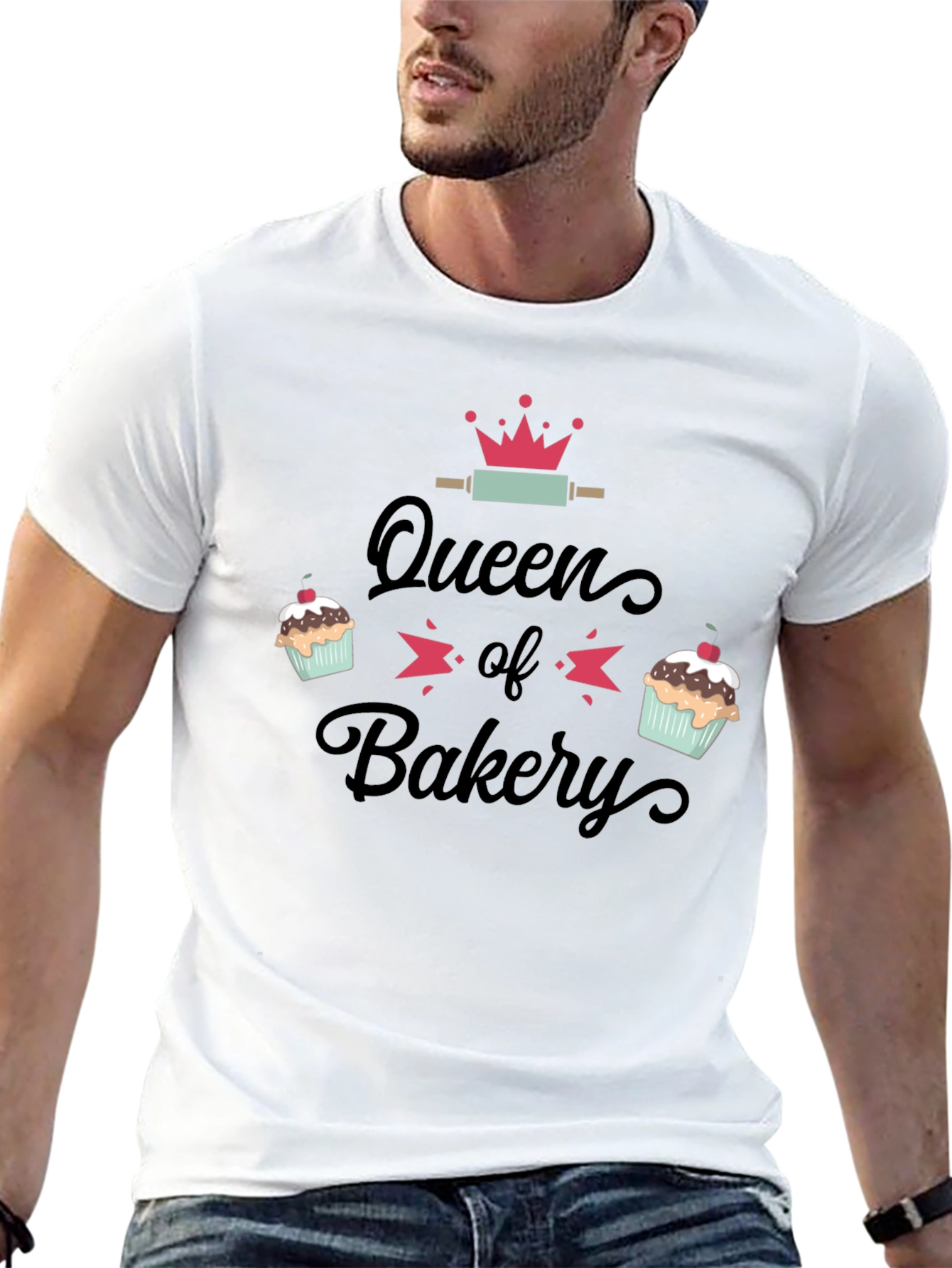 Queen of Bakery T-Shirt - Baking Enthusiast Gift