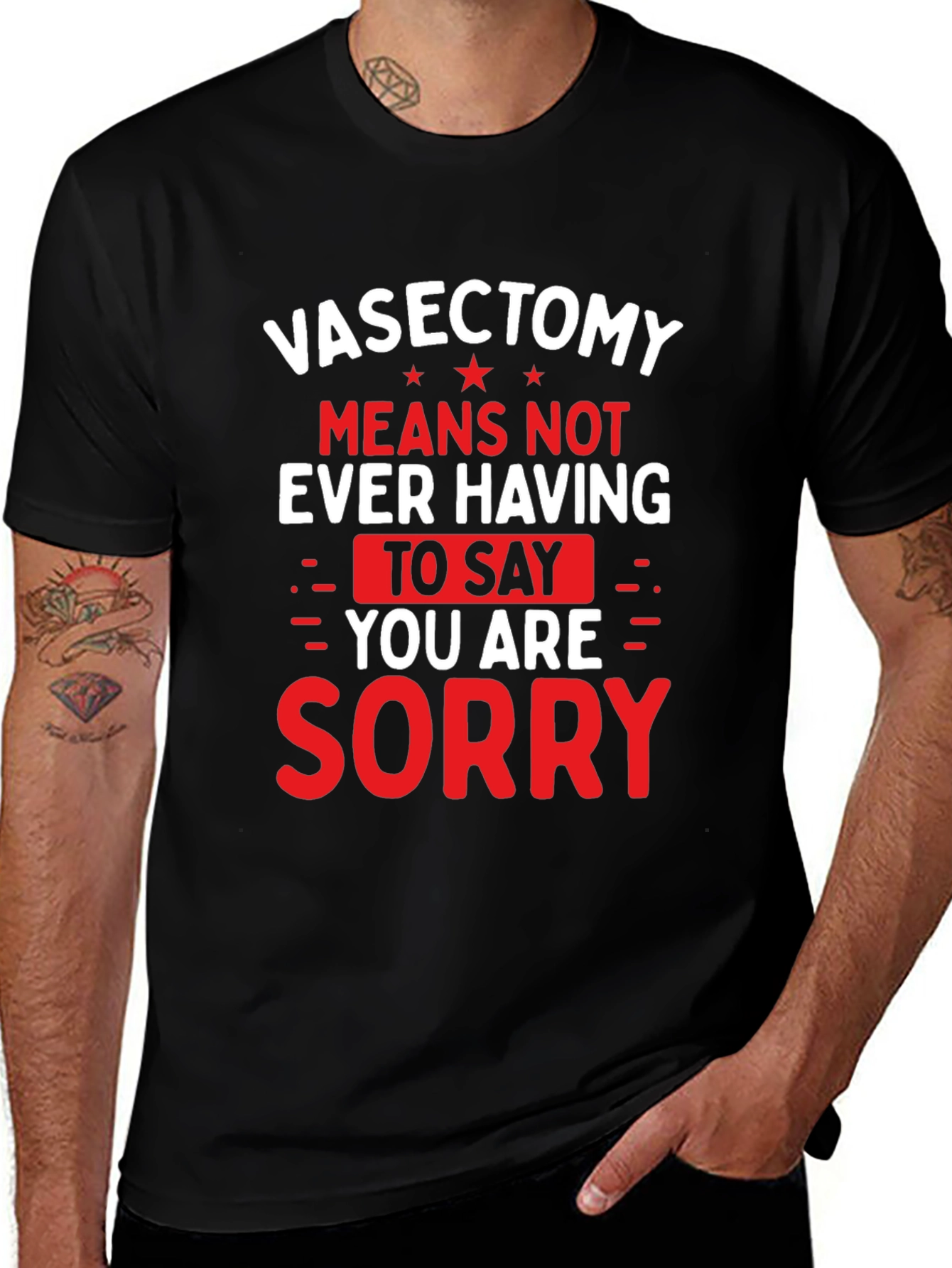 Vasectomy Sorry T-Shirt - Funny Novelty Graphic Tee
