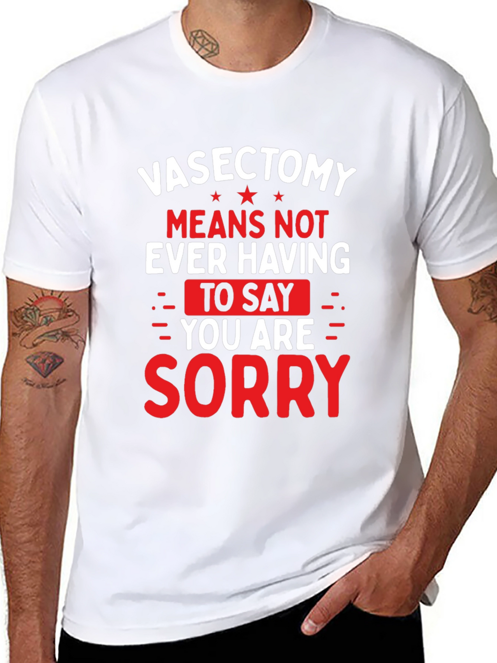 Vasectomy Sorry T-Shirt - Funny Novelty Graphic Tee