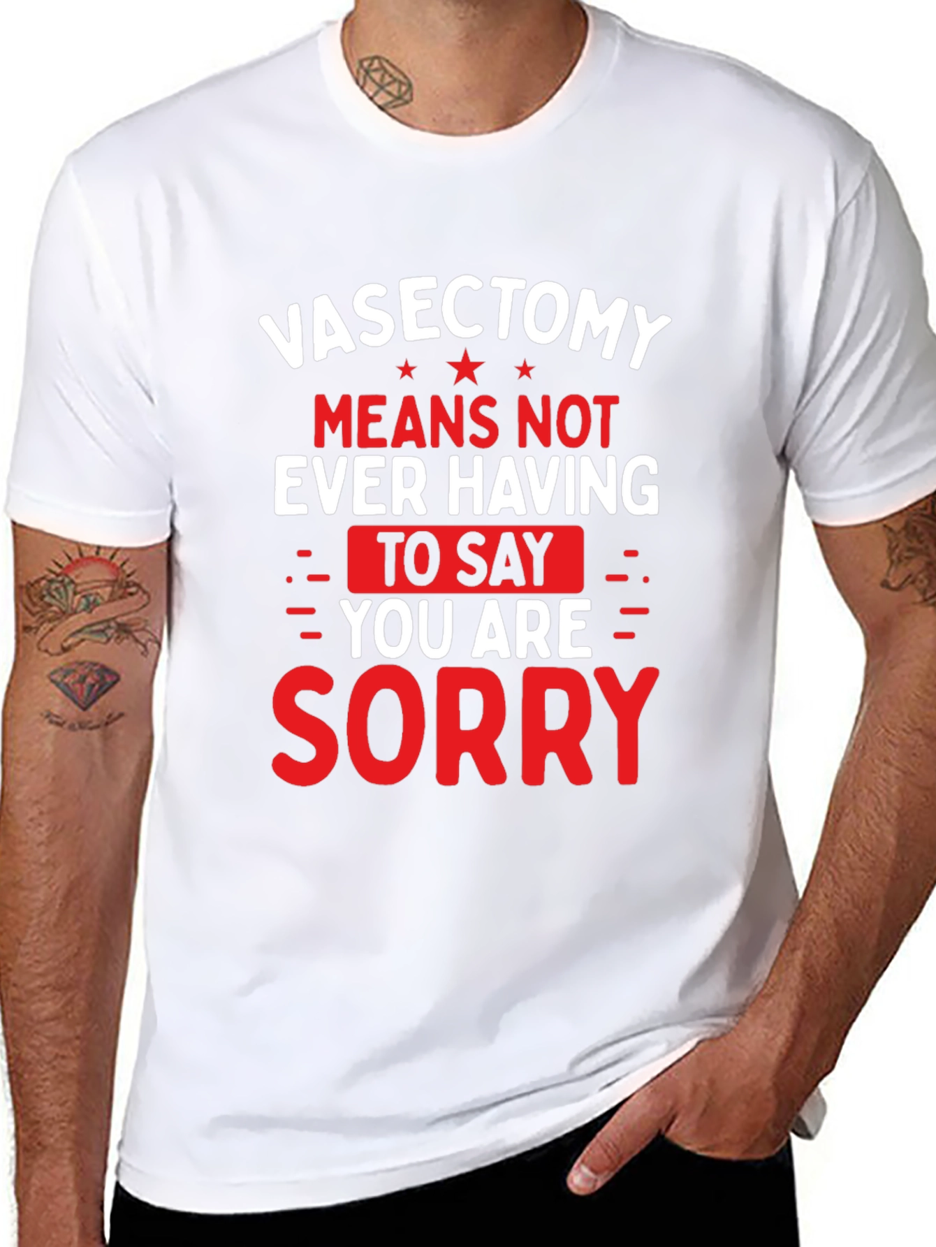 Vasectomy Sorry T-Shirt - Funny Novelty Graphic Tee