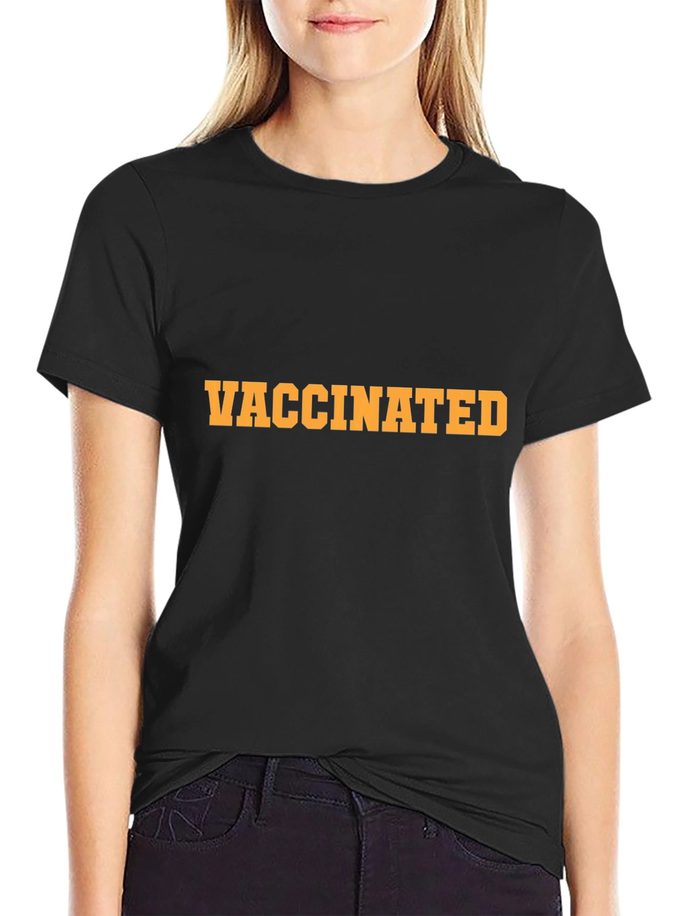 Vaccinated Graphic Tee - Stylish Protection