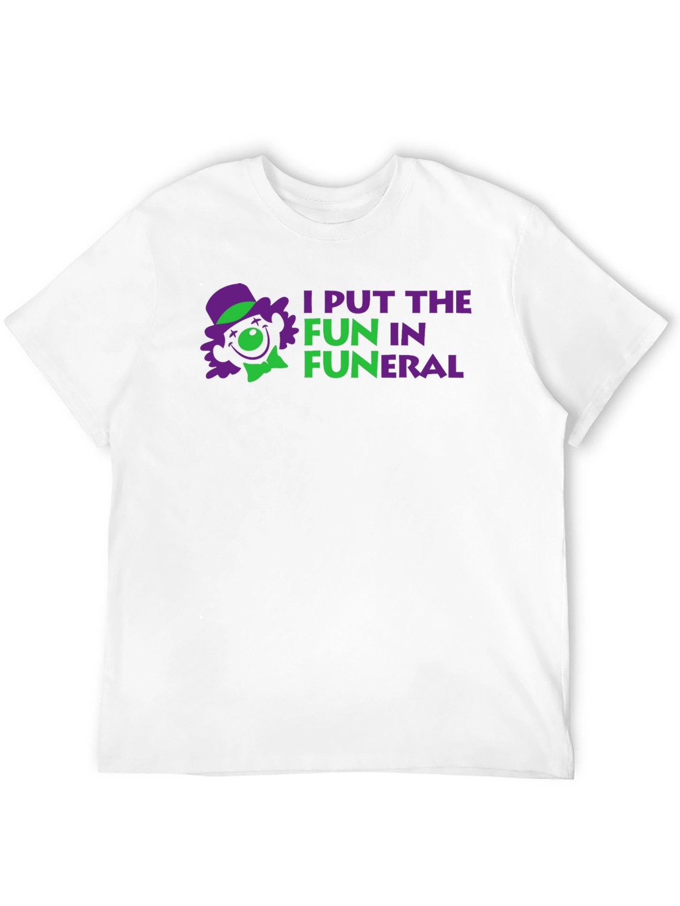 I Put the Fun in Funeral Black T-Shirt