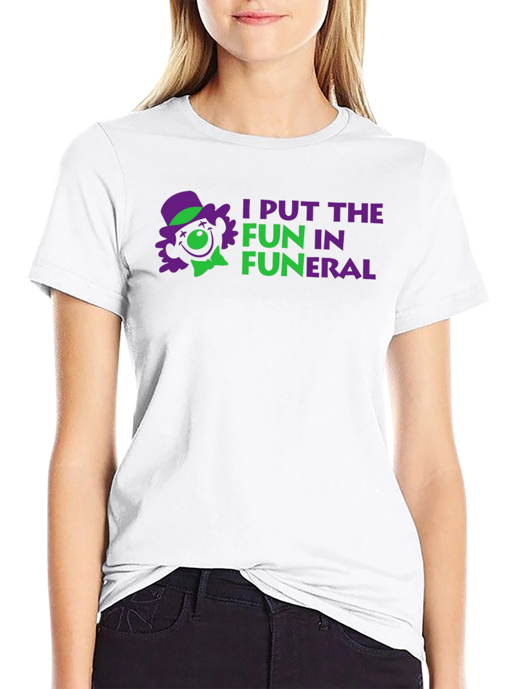 I Put the Fun in Funeral Black T-Shirt