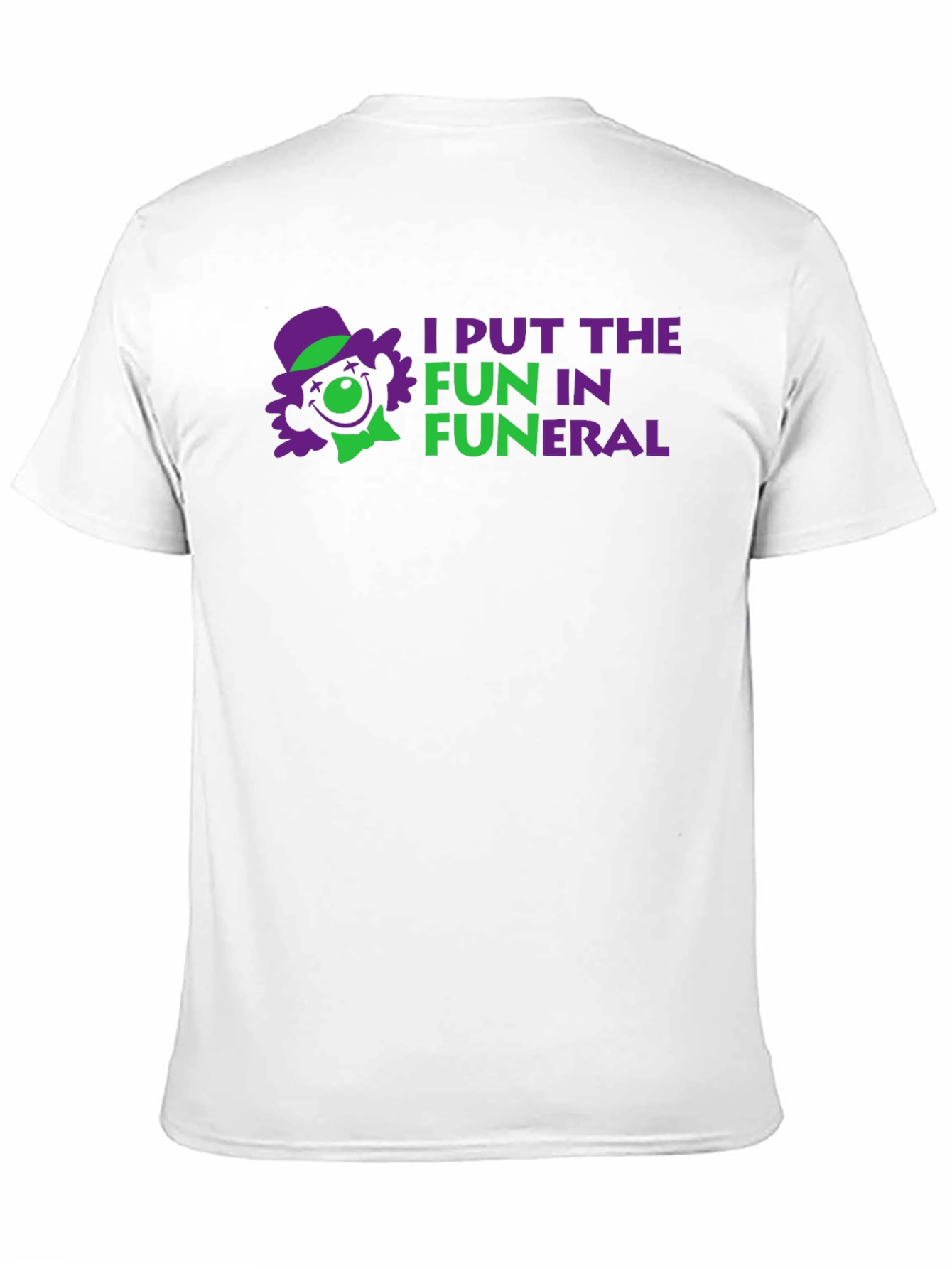 I Put the Fun in Funeral Black T-Shirt