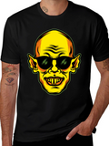 Cool Vampire Graphic Black T-Shirt