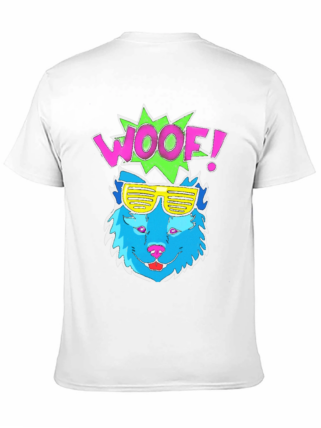 Woof! Dog Graphic Tee - Cool Shades