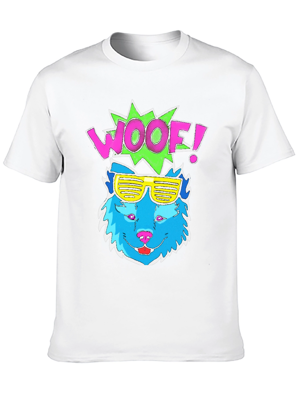 Woof! Dog Graphic Tee - Cool Shades