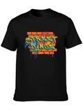 Street Dance Graphic Black T-Shirt