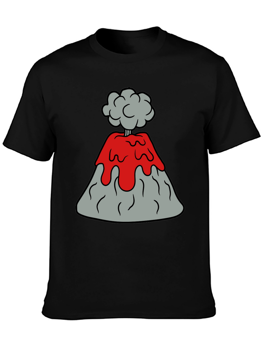 Volcano Explosion Graphic Tee