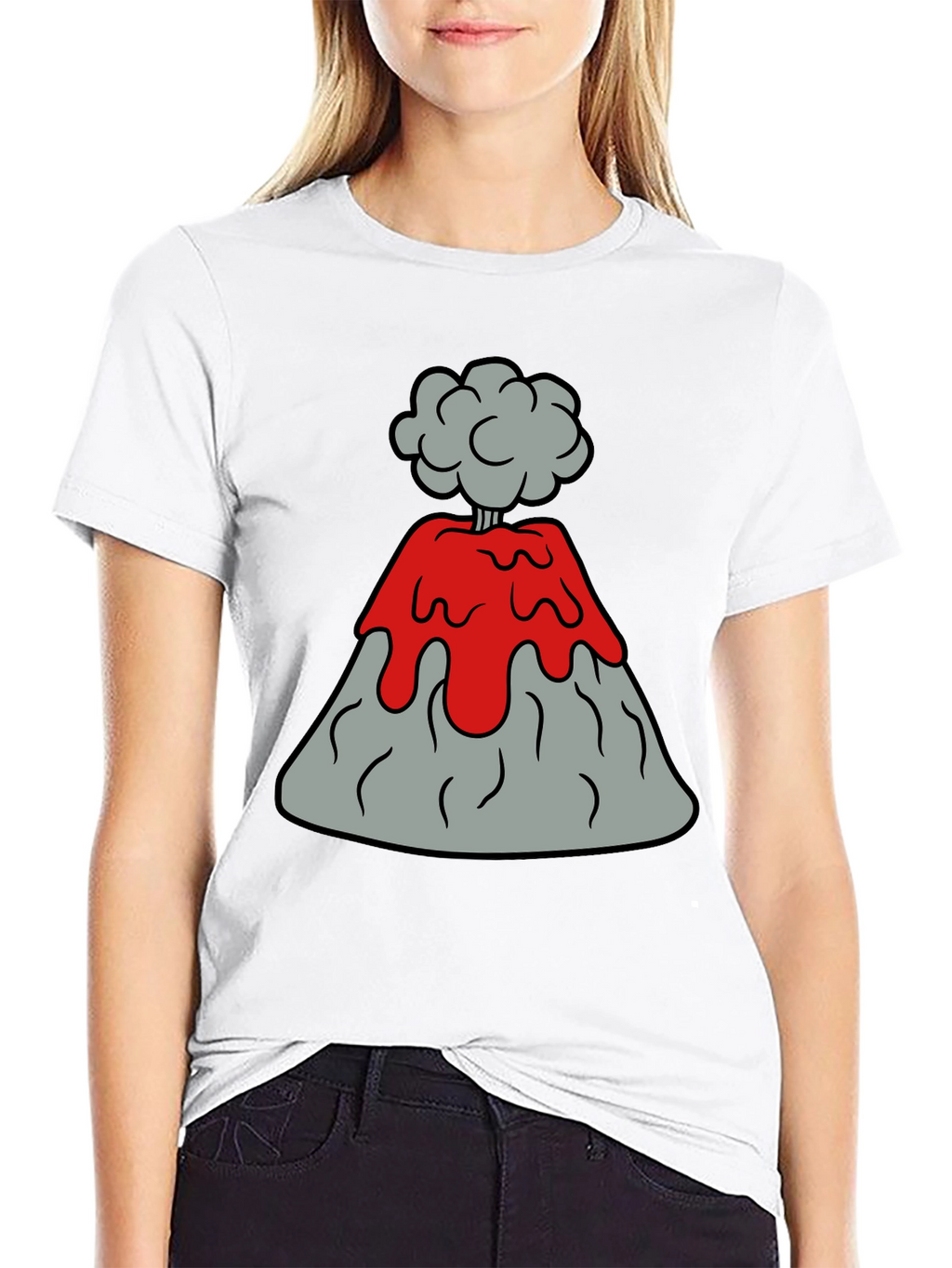 Volcano Explosion Graphic Tee