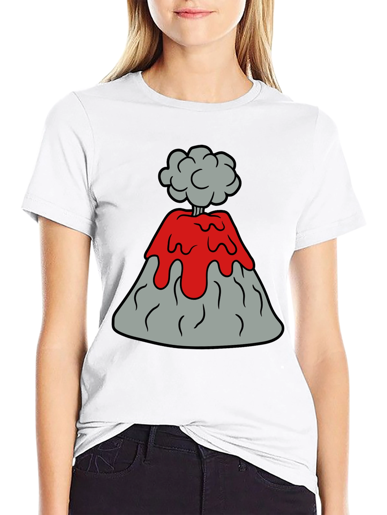 Volcano Explosion Graphic Tee
