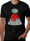 Volcano Explosion Graphic Tee