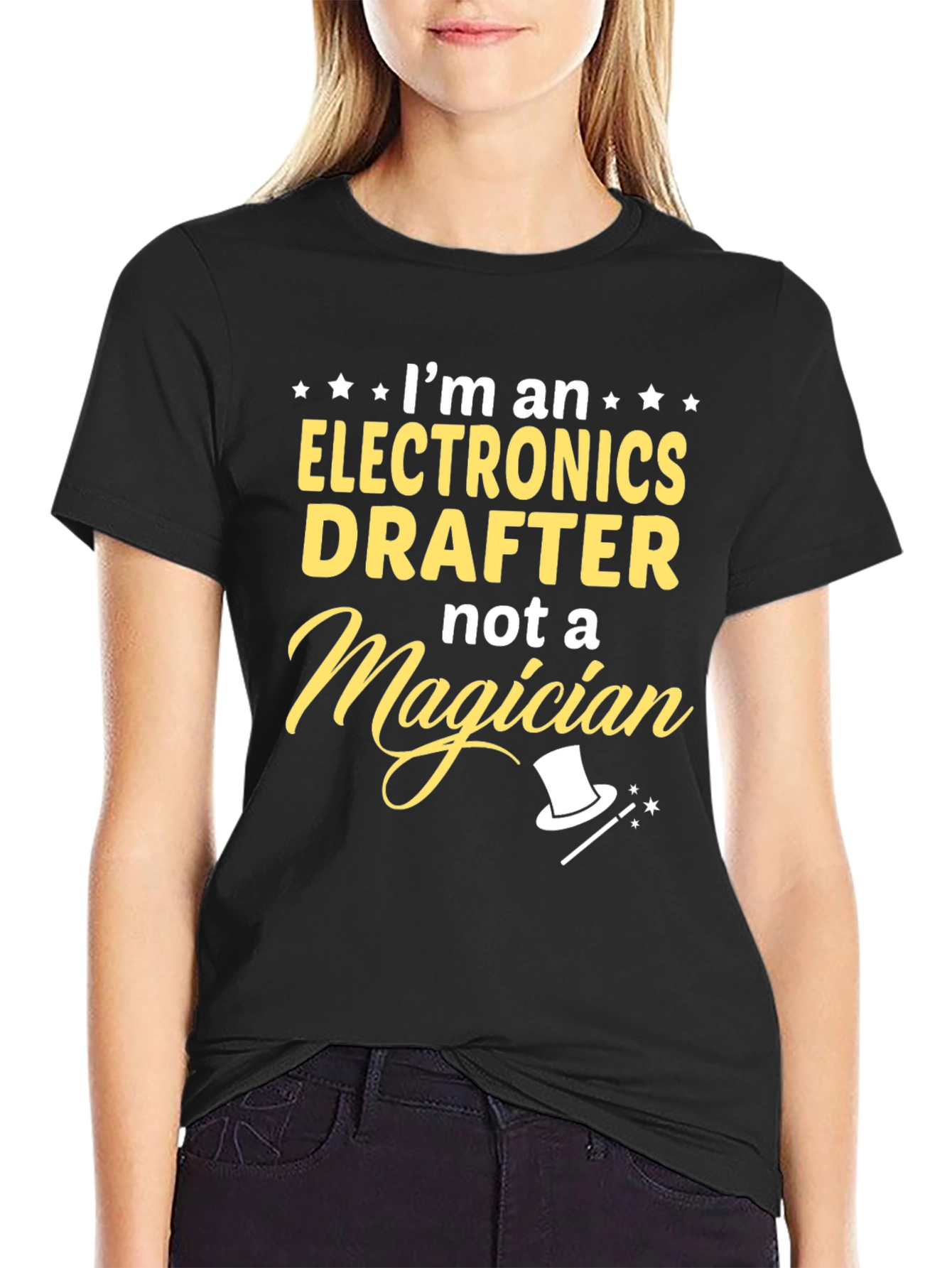 Electronics Drafter Tee - Im Not a Magician