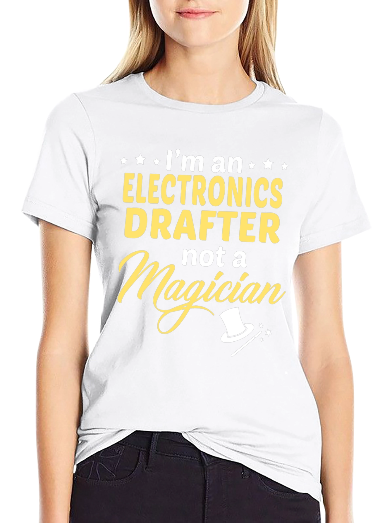 Electronics Drafter Tee - Im Not a Magician