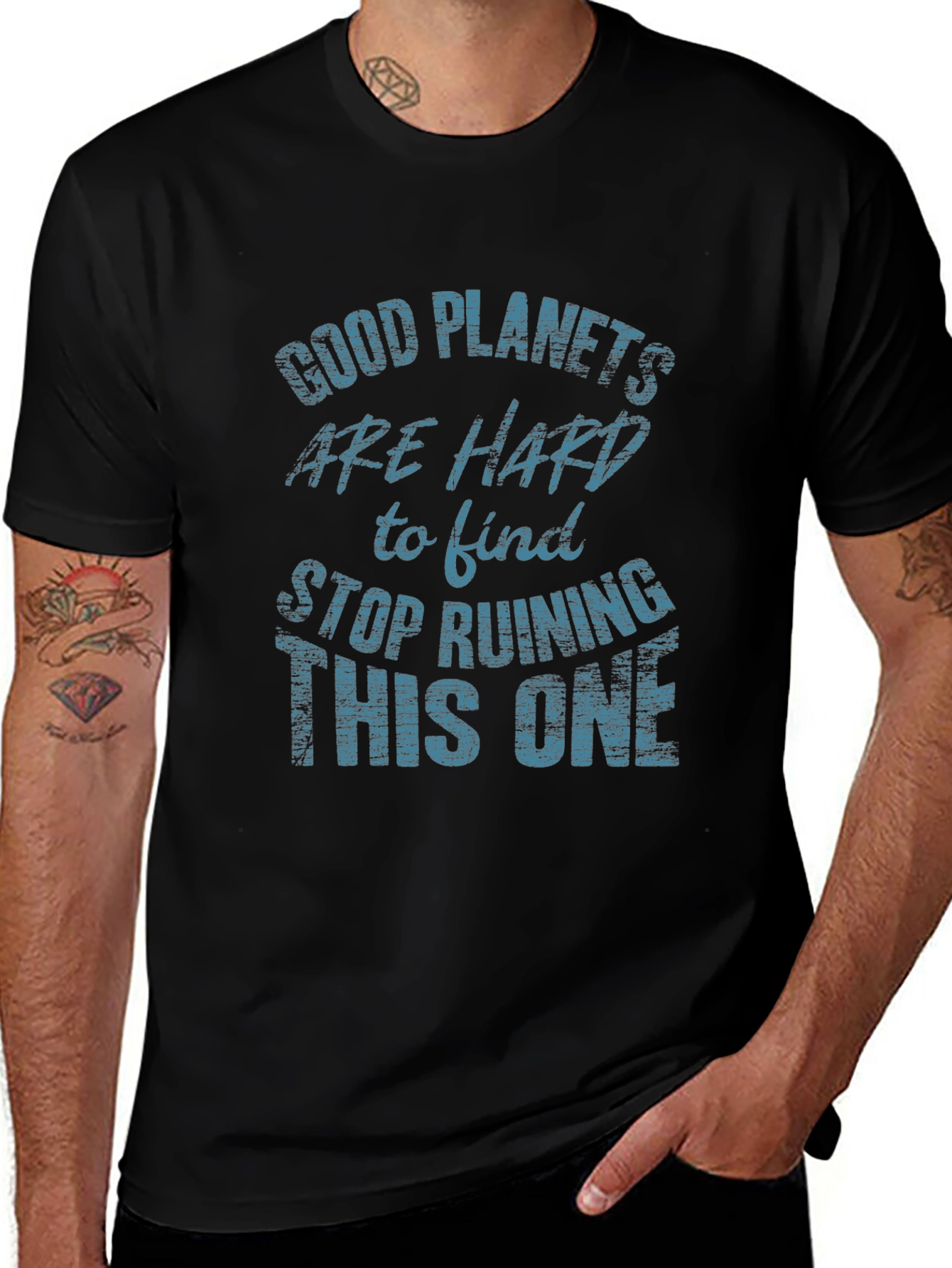 Good Planets Graphic Tee - Protect Earth!