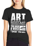 Art is Resistant Graphic Tee