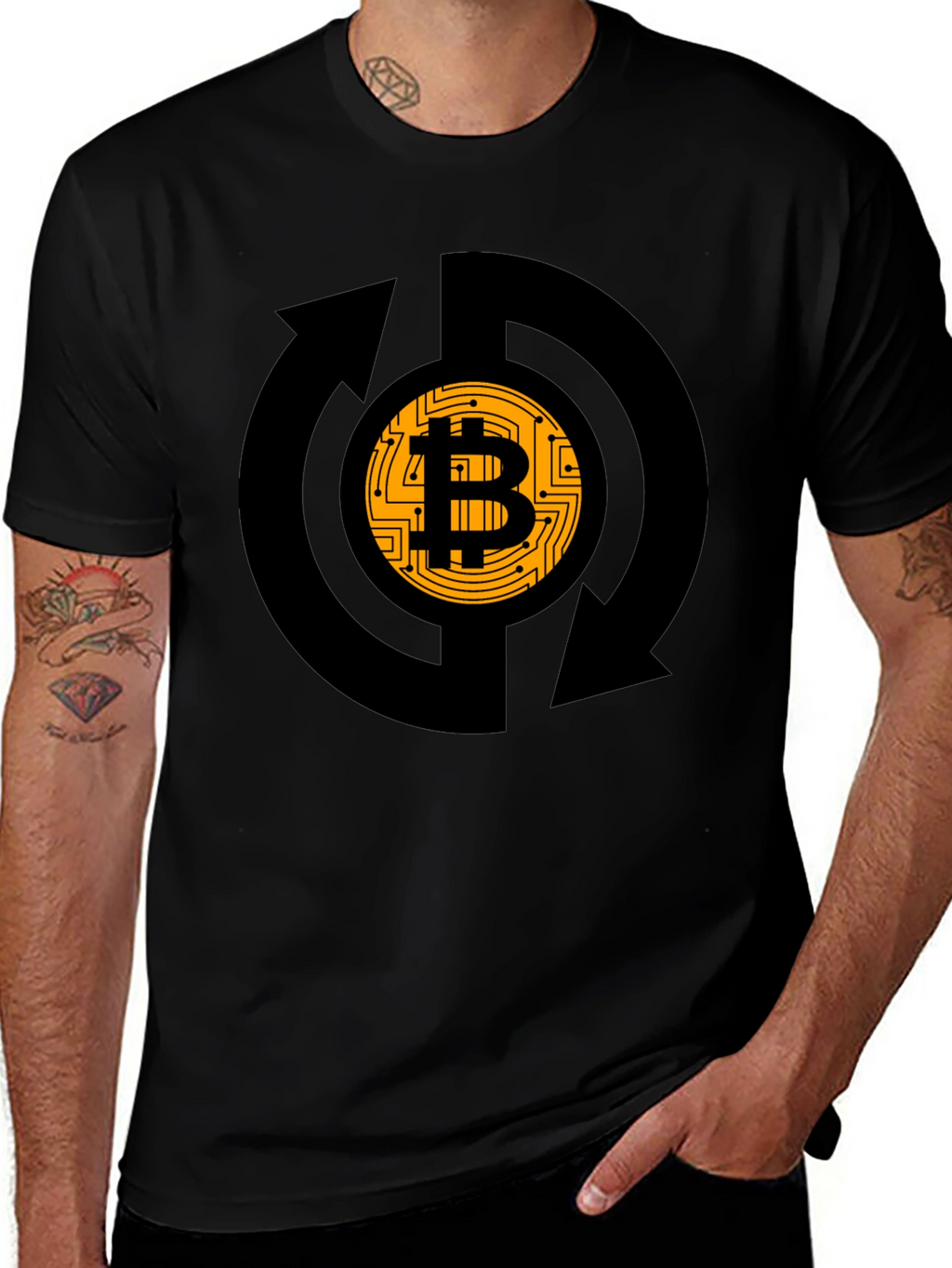 Bitcoin Cycle T-Shirt - Crypto Currency Tee