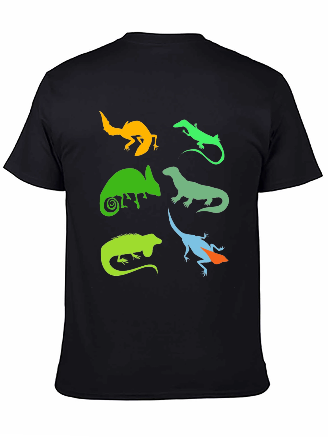 Lizard Silhouette Graphic T-Shirt - Reptile Lover Tee
