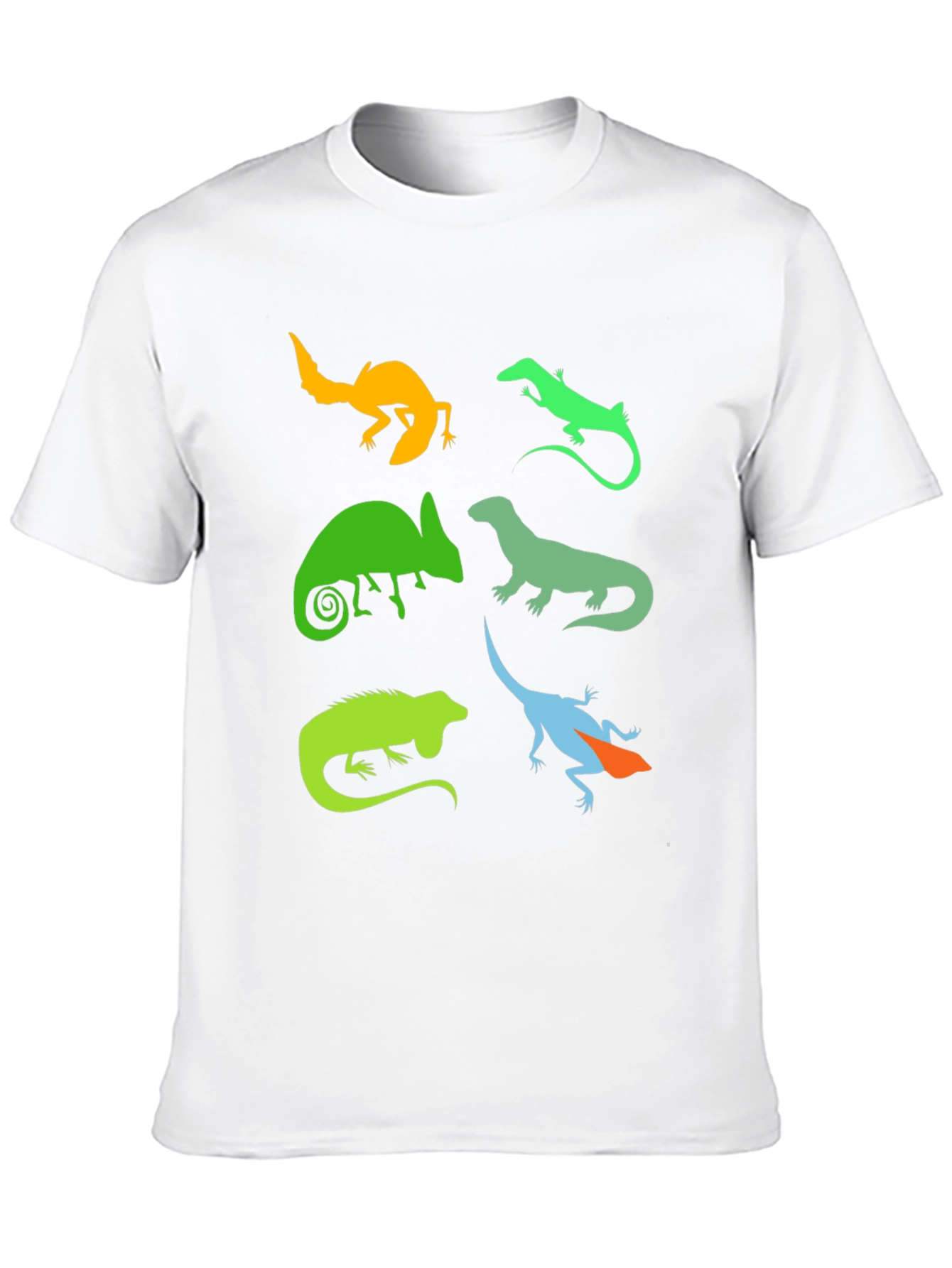 Lizard Silhouette Graphic T-Shirt - Reptile Lover Tee