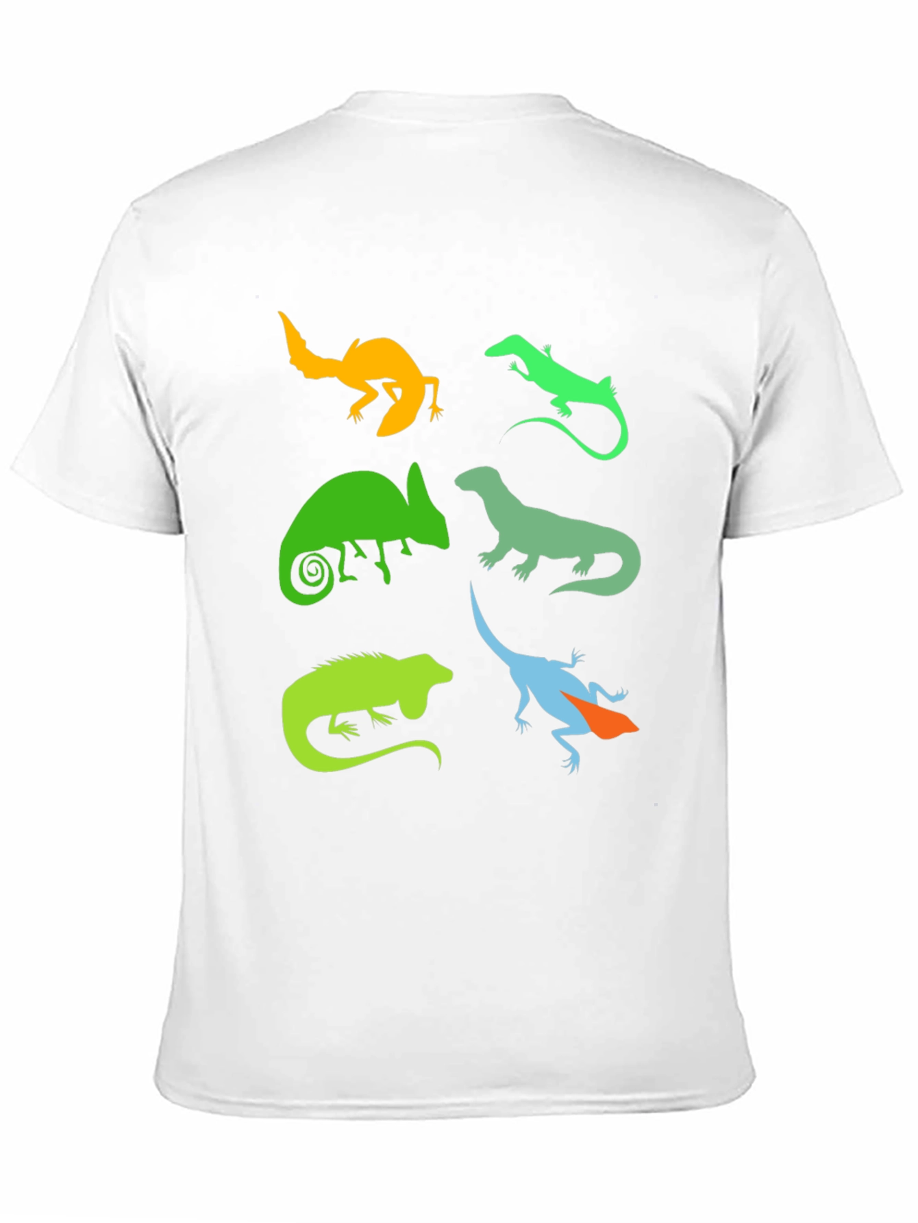 Lizard Silhouette Graphic T-Shirt - Reptile Lover Tee