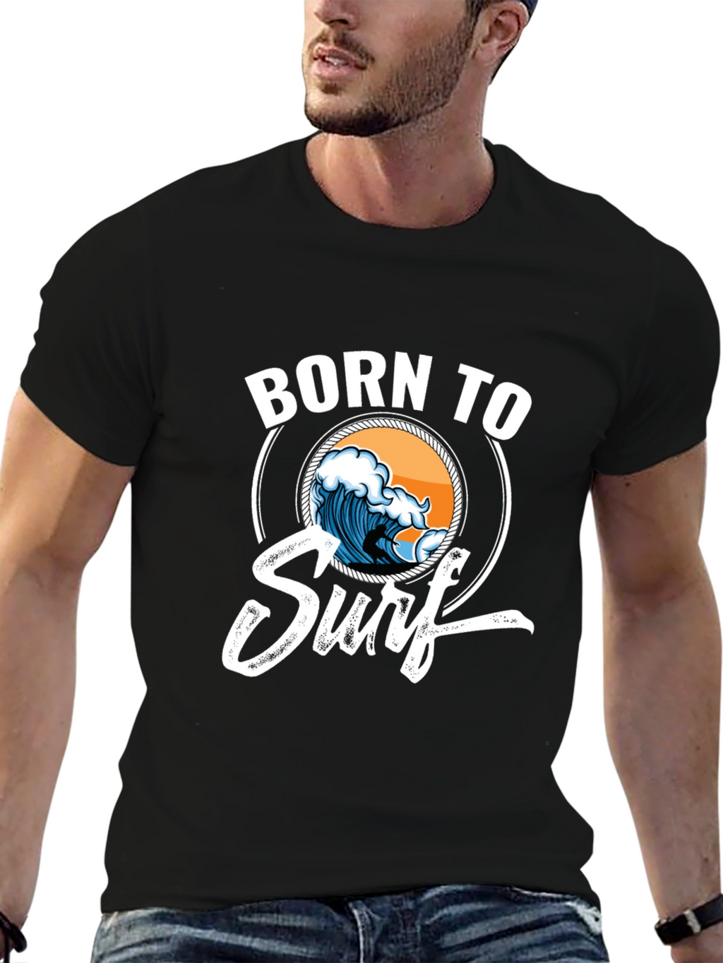 Born To Surf Graphic Tee