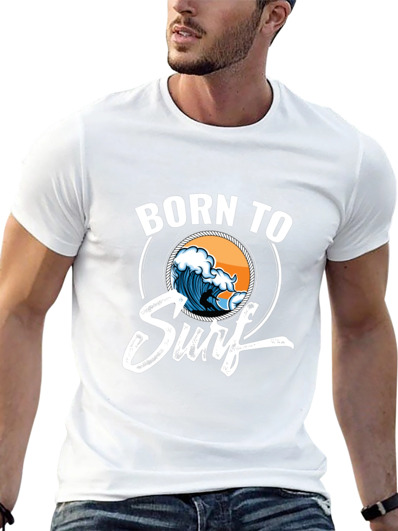 Born To Surf Graphic Tee