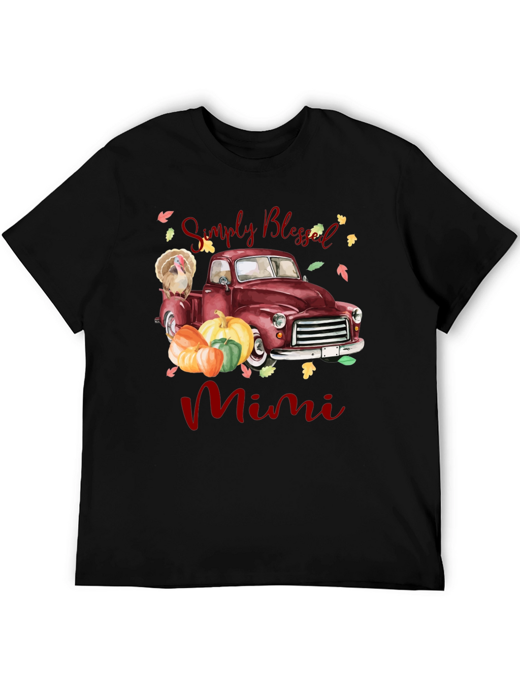 Simply Blessed Mimi Thanksgiving Truck T-Shirt