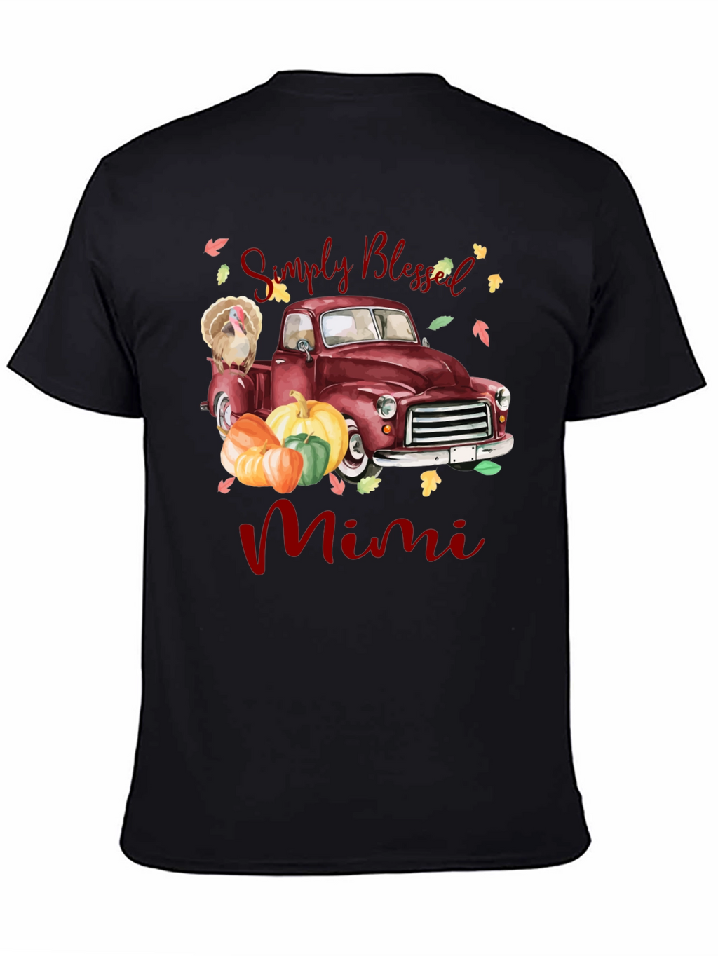 Simply Blessed Mimi Thanksgiving Truck T-Shirt