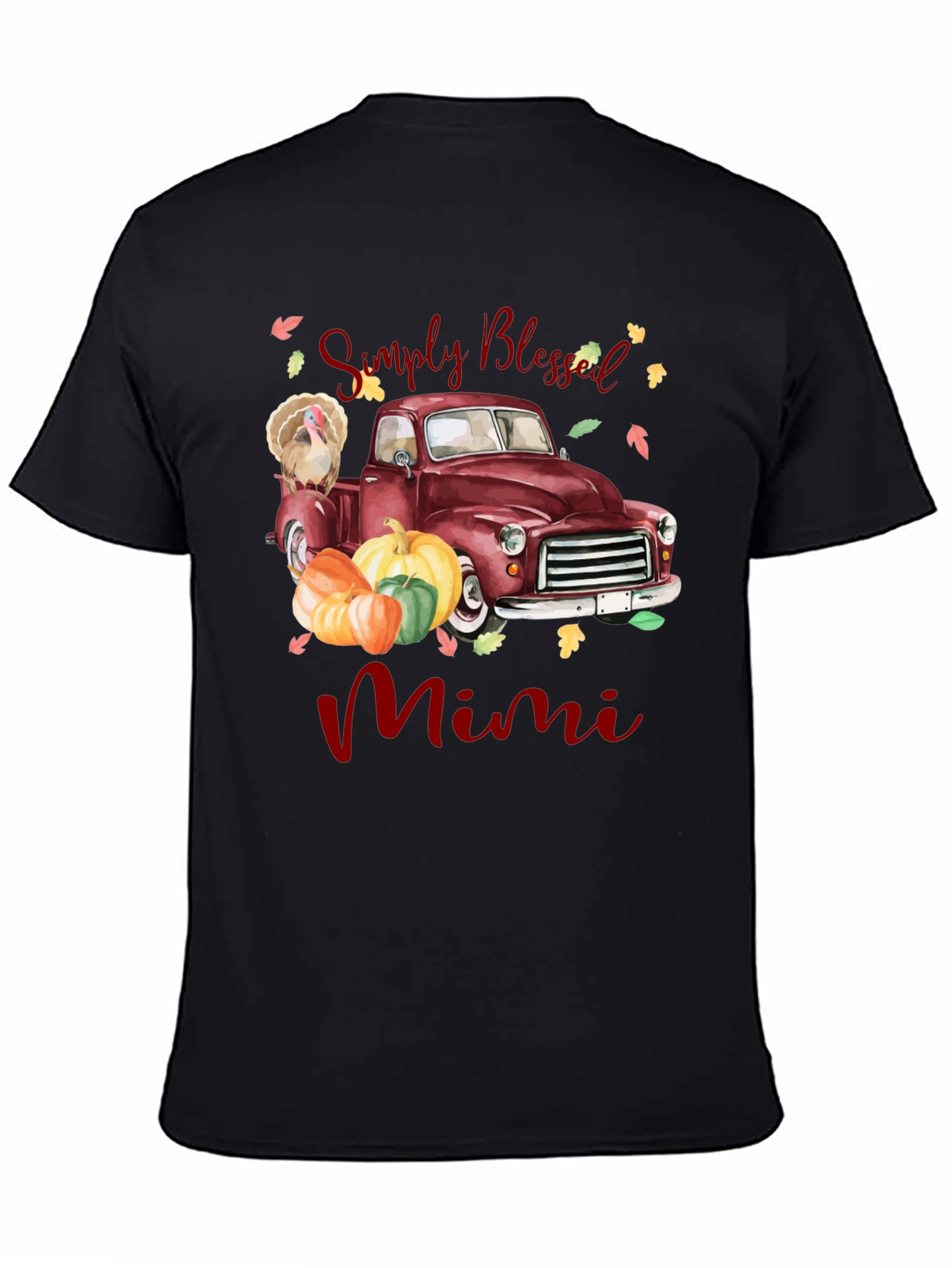 Simply Blessed Mimi Thanksgiving Truck T-Shirt