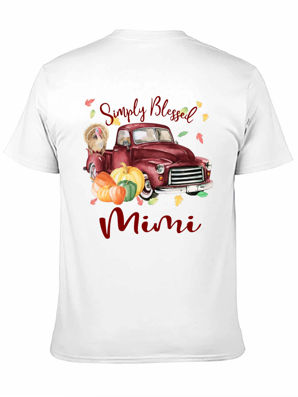 Simply Blessed Mimi Thanksgiving Truck T-Shirt