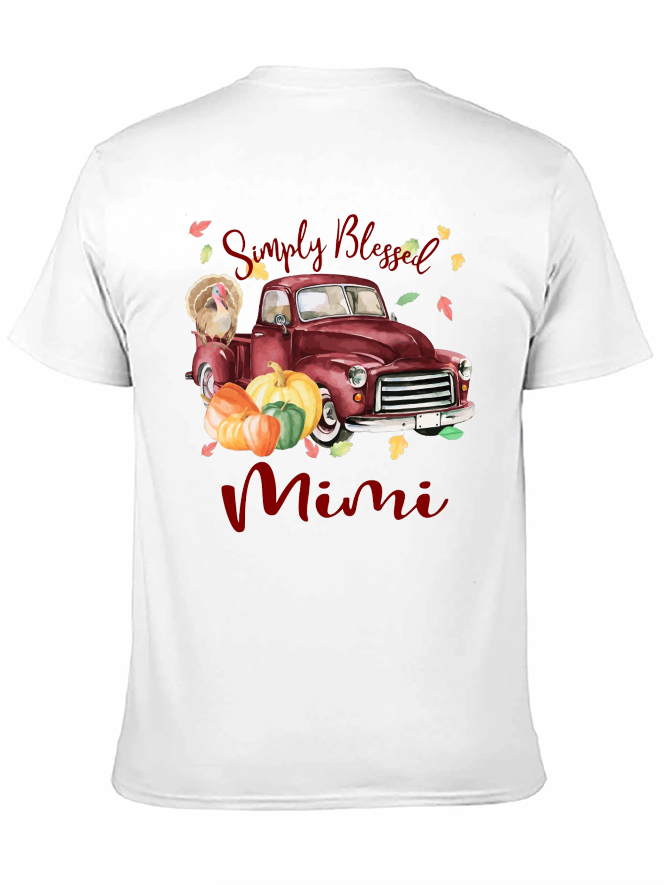 Simply Blessed Mimi Thanksgiving Truck T-Shirt