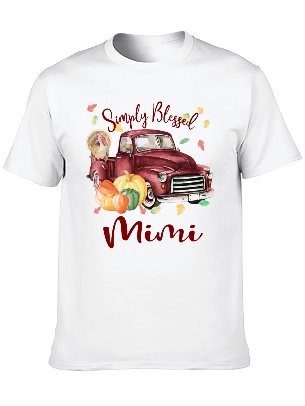 Simply Blessed Mimi Thanksgiving Truck T-Shirt