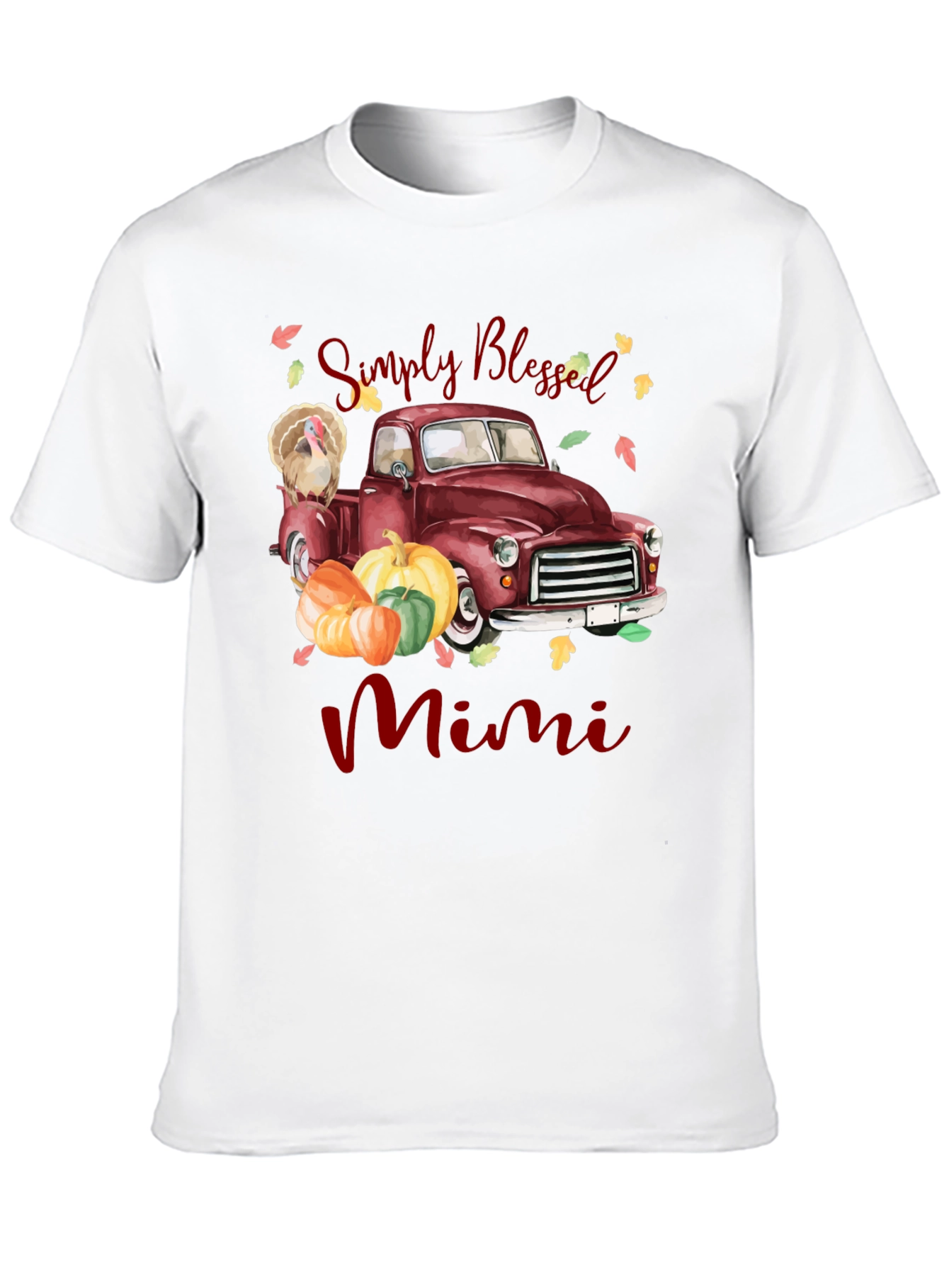 Simply Blessed Mimi Thanksgiving Truck T-Shirt